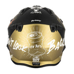 Casque jet moto - Trooper Full Gaz Noir et Or - Vignette | Boutique biker
