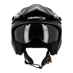 Casque jet moto - Trooper Full Gaz Noir et Or - Vignette | Boutique biker