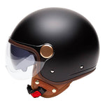 Casque jet moto - Grasse Noir Mat - Vignette | Boutique biker