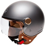 Casque jet moto - Grasse Gris Mat - Vignette | Boutique biker