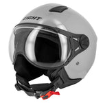 Casque jet moto - Leov Gris - Vignette | Boutique biker