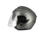 Casque jet moto - E-Tech Gris - Vignette | Boutique biker