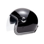Casque jet moto - Boreal noir chromé - Vignette | Boutique biker