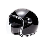 Casque jet moto - Boreal noir chromé - Vignette | Boutique biker