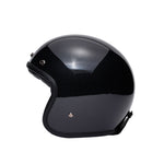 Casque jet moto  -  The Classic noir - Vignette | Boutique biker