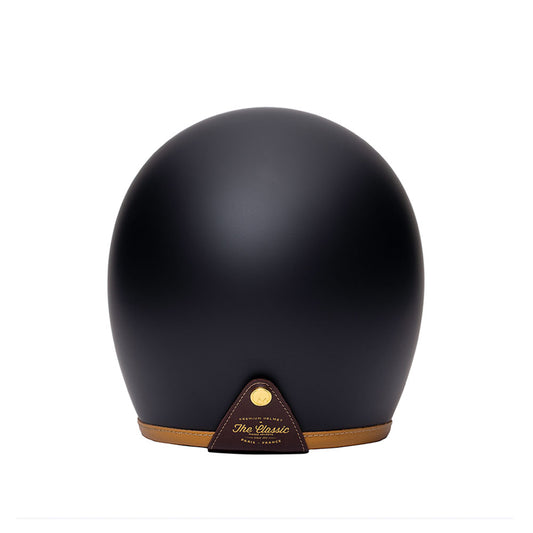 Casque-jet-moto-the-classic-noir-mat-marko-arriere