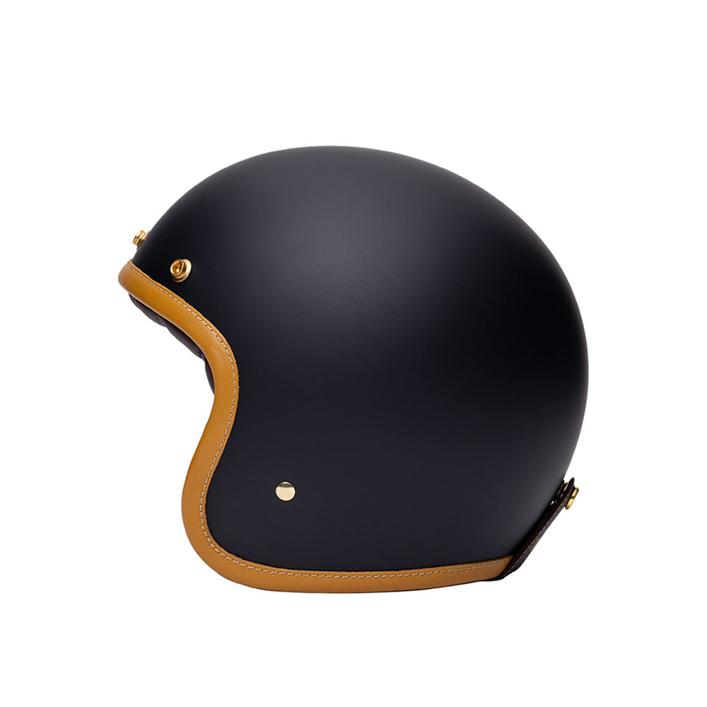 Casque-jet-moto-the-classic-noir-mat-marko-cote