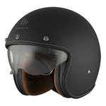 Casque jet moto - LE Mans uni noir mat - Vignette | Boutique biker