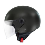 Casque jet moto - Street uni noir mat - Vignette | Boutique biker