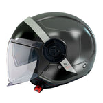 Casque jet moto - Viale gris mat - Vignette | Boutique biker