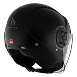 Casque jet moto - Viale noir uni - Vignette | Boutique biker