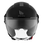 Casque jet moto - Viale noir uni - Vignette | Boutique biker