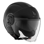 Casque jet moto - Viale noir uni - Vignette | Boutique biker