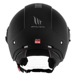 Casque jet moto - Viale uni noir mat - Vignette | Boutique biker