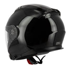 Casque jet moto - Blake noir brillant - Vignette | Boutique biker