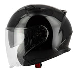 Casque jet moto - Blake noir brillant - Vignette | Boutique biker