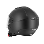 Casque jet moto - Leov LV Noir Mat - Vignette | Boutique biker