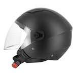 Casque jet moto - Leov LV Noir Mat - Vignette | Boutique biker