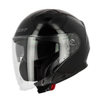 Casque jet moto - Blake noir brillant - Vignette | Boutique biker