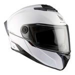 Casque moto modulable - Atom blanc - Vignette | Boutique biker