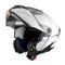 casque moto modulable blanc brillant MT Atom 2 pour motards urbains