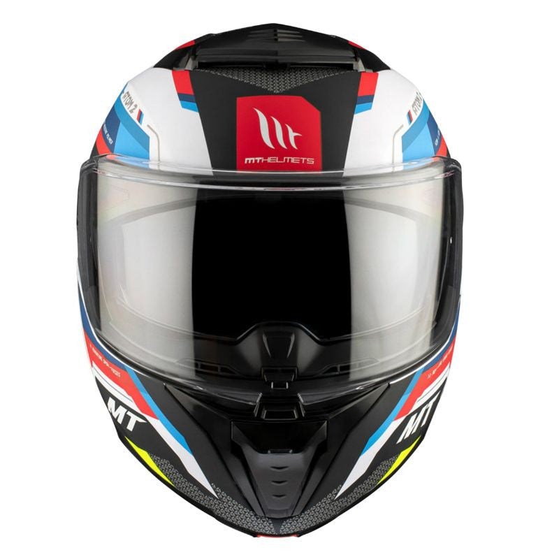 Casque-modulable-mt-atom-bleu-noir-rouge-brillant-face