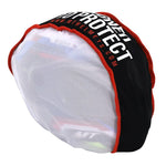Casque moto modulable - Atom bleu noir rouge brillant - Vignette | Boutique biker