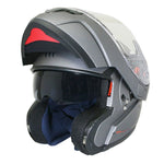 Casque moto modulable - Atom titane mat - Vignette | Boutique biker