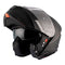 Casque moto MT Genesis modulable noir mat, double écran solaire, homologué pour conduite sécurisée au quotidien