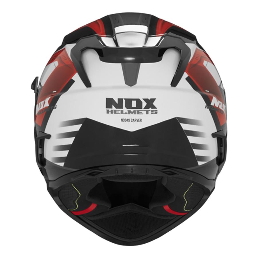 Casque-moto-Nox-N304S-Carver-Blanc-Rouge