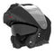 Casque moto modulable noir mat avec double écran, intérieur confortable et ventilation optimisée pour l'été