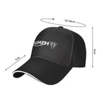 Cappellino da motociclista Triumph - Nero e bianco - Vignette | Boutique biker