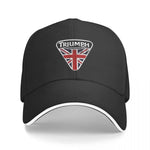 Cappellino da motociclista Triumph - Bandiera triangolare del Regno Unito - Vignette | Boutique biker