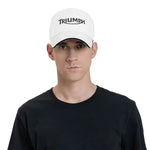 Casquette moto Triumph - Blanc - Vignette | Boutique biker