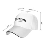 Casquette moto Triumph - Blanc - Vignette | Boutique biker
