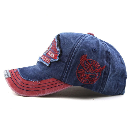 Casquette de moto new york new style