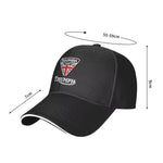 Casquette moto noir Triumph - Vignette | Boutique biker