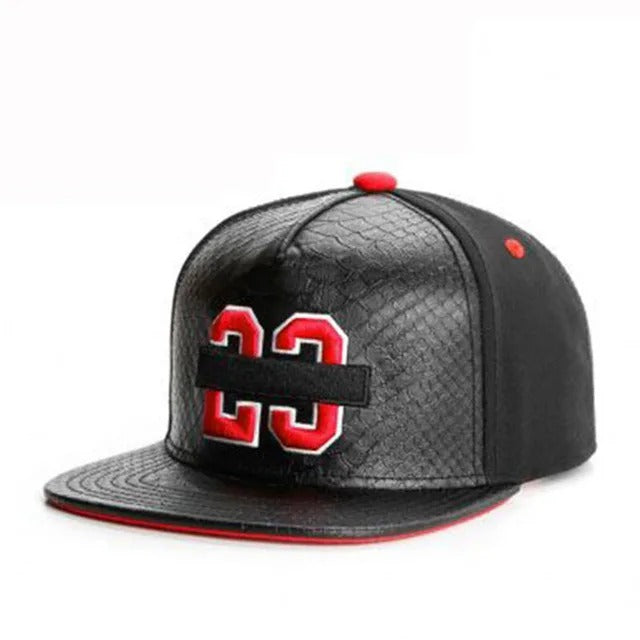 Casquette de Moto Baseball simili cuir