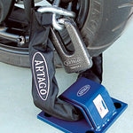 Chaîne antivol 150cm avec cadenas SRA - Vignette | Boutique biker