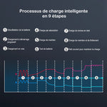 Caricabatterie intelligente per motociclette da 12 V e 30 A - Vignette | Boutique biker