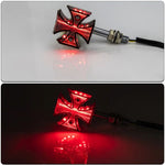 Clignotants moto - Croix de Malte - Vignette | Boutique biker