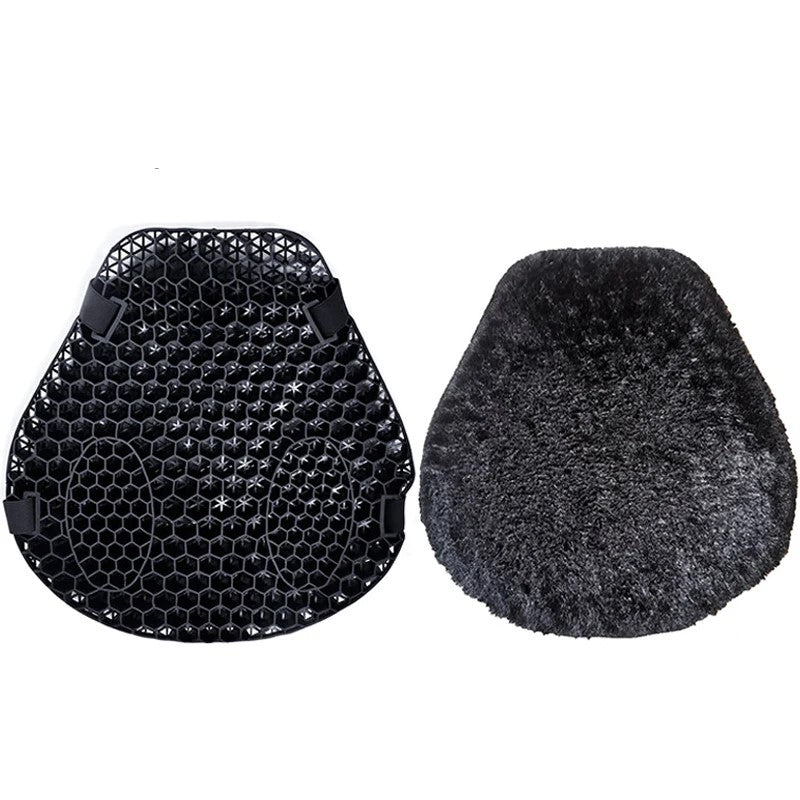 Coussin En Gel Pour Moto Et Scooter - Noir, Universel, Confortable, Neuf