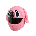 Copricasco per moto - Peluche rosa - Vignette | Boutique biker