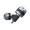 Embouts de guidon moto aluminium T6 caoutchouc universels