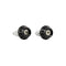 Embouts guidon moto noirs aluminium Ø13 Ø17 universels