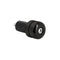 Embouts de guidon moto molette noir anodisé Ø17 aluminium