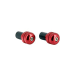 Terminali manubrio - 17mm rossi - Vignette | Boutique biker