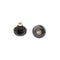 Embouts de guidon moto look carbone plats aluminium 13 17 mm