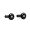 Embouts de guidon plats noirs universels diamètre 13 et 17 mm aluminium
