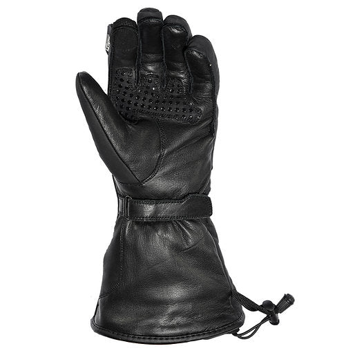 Gants chauffants Gerbing Xtreme Femme en cuir noir étanche avec doublure Thinsulate et insert Hipora paume de la main